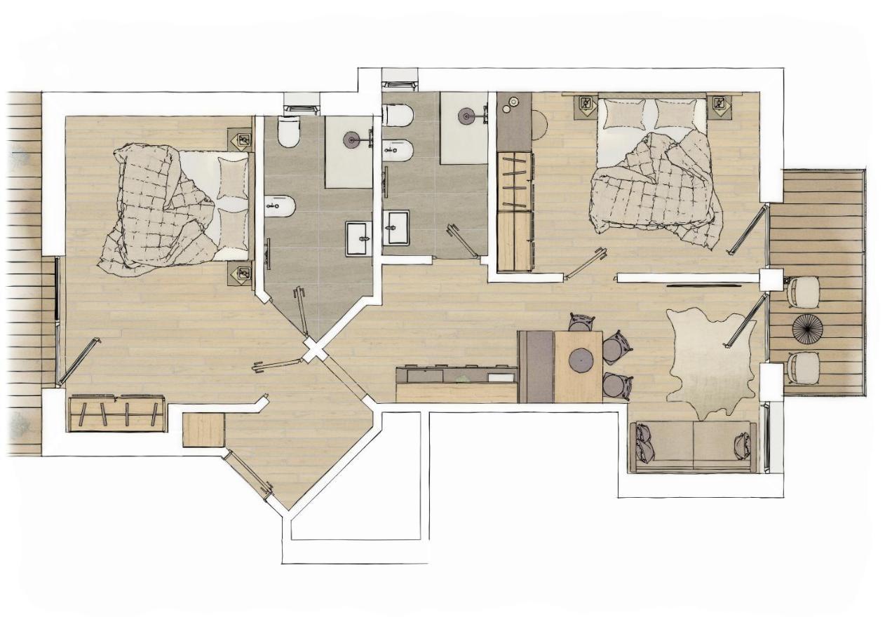 Alpenspitz Appartements - Garni - B&B Racines Εξωτερικό φωτογραφία